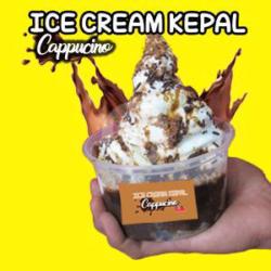 Ice Cream Kepal Cappucino (vanilla)