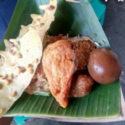 Nasi Pecel   Telor Bacem