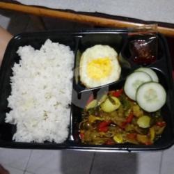 Nasi Cumi Asin Cebe Ijo