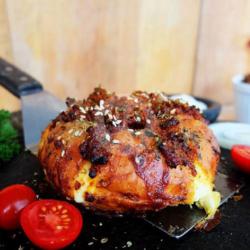 Garlic Bread Bolognaise