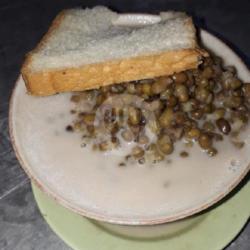 Bubur Kacang Ijo Roti