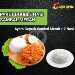 Paket Double Nasi Sambal Merah