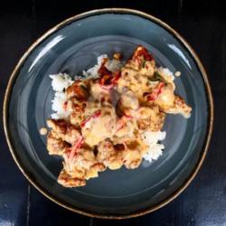 Nasi Ayam Telur Asin