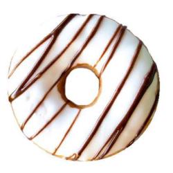 Donat Topping Vanilla White