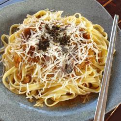 Spaghetti Lada Hitam Chicken