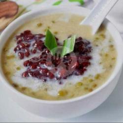 5 Bubur Kacang Hijau/ketan Hitam Campur/   5 Helai Roti