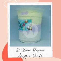 Es Krim Durian Anggur Vanila