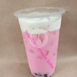 Strawberry Cheese Boba