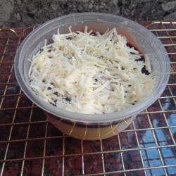 Sponge Puding Coklat Lumer Toping Keju