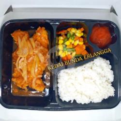 Bento Rice Chicken Steak