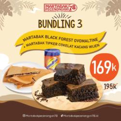 Martabak Black Forest Ovomaltine    Martabak Tipker Cokelat Kacang Wijen