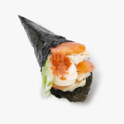 Aburi Salmon Cheese Temaki