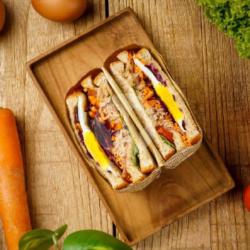 Tuna Ham Egg Sandwich