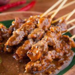 Sate Ayam Padang Campur Kacang