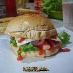 Burger Sosis   Keju