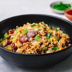 Nasi Goreng Bakso Sosis