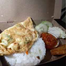 Paket Nasi Dan Telor Dadar