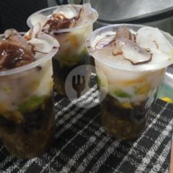 Es Bubur Kacang Ijo Ketan Ireng Nangka Campur Degan