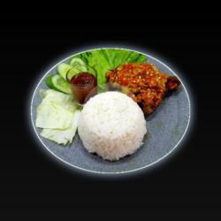 Ayam Penyet   Nasi Dua Sambal