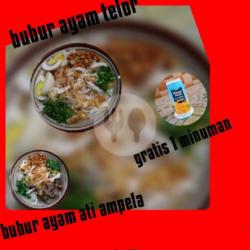 Paket Hemat 12(1 Bubur Telor 1 Bubur Ati Ampela   Gratis 1 Minuman Segar)