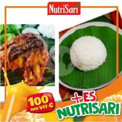 Paket Nasi Aym Bakar Dada Sayap Free Nutrisari