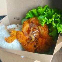 Chicken Katsu Teriyaki/blackpaper