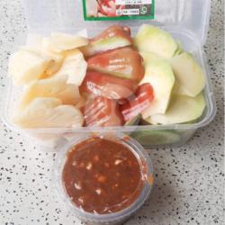 Rujak Potong Bumbu Pisah