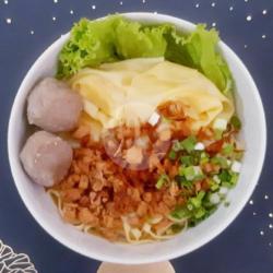 Pangsit Mie Ayam   Bakwan