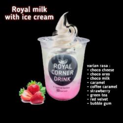 Royal Milk With Ice Cream