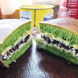 Pandan Keju Ketan Hitam Loyang Besar