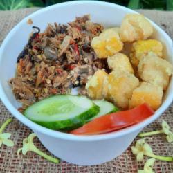 Ricebowl Cakalang Honje  Tahu  Brintik