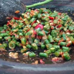 Sambal Kacang Panjang Mentah