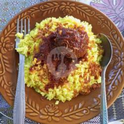 Nasi Kuning Telur Ayam