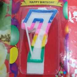 Lilin Angka 7