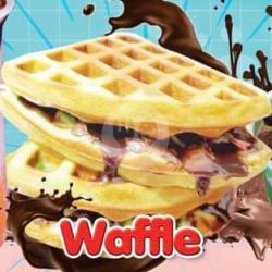 Waffle Coklat Milo