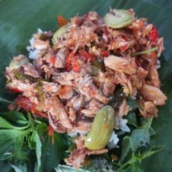 Nasi Bakar Tuna Cabe