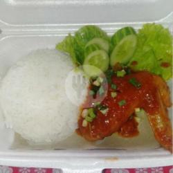 Traktir Driver Gojek Paket 2.(sayap Mercon Nasi Es Teh)