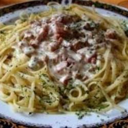 Spaghetti Carbonara Beef