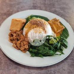 Nasi Rames Tahu Goreng