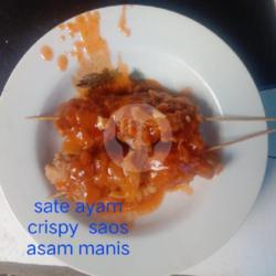 Sate Ayam Crispy Saos Asam Manis