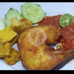 Ayam Lalapan Paha Tanpa Nasi