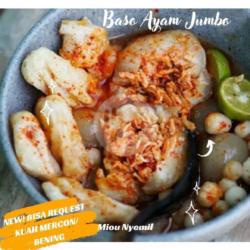 Baso Aci Special Jumbo Ayam Suwir Mercon