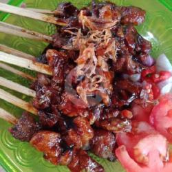 Sate Kambing   Lontong