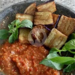 Nasi   Sambal Terong   Lalapan