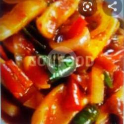 Nasi Cumi Saus Tiram