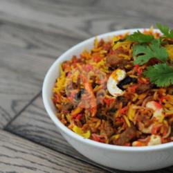 Mutton Curry Biryani ( Nasi Kambing Muda Biryani )