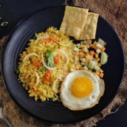 Nasi Goreng Curry Telur Ceplok