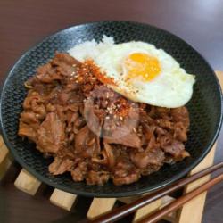 Rice Box - Beef Teriyaki Uk. Large ( Nasi Sapi Teriyaki )