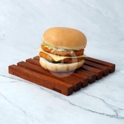 Double Chicken Crispy Burger