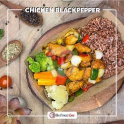 Chicken Blackpaper Brown Rice